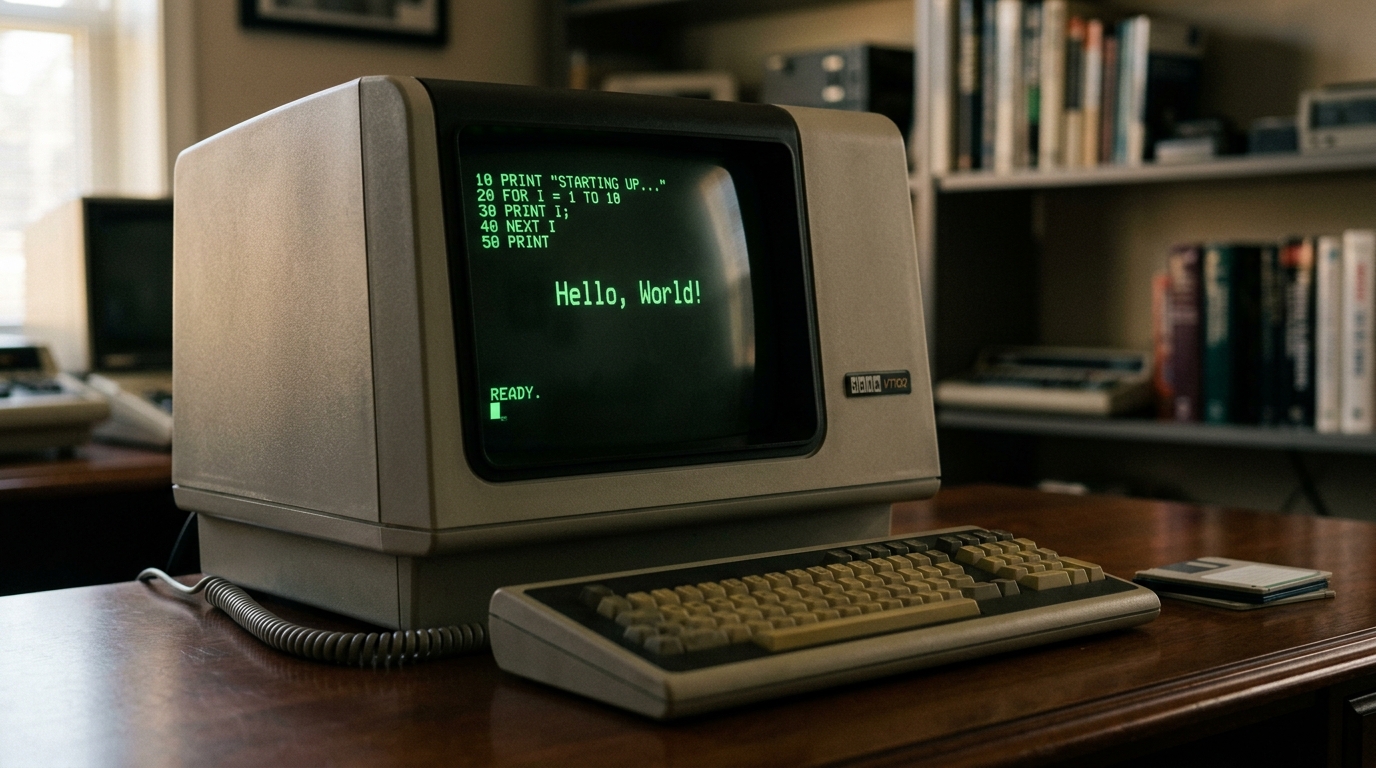 Hello World起源:1972年计算机终端显示经典短语